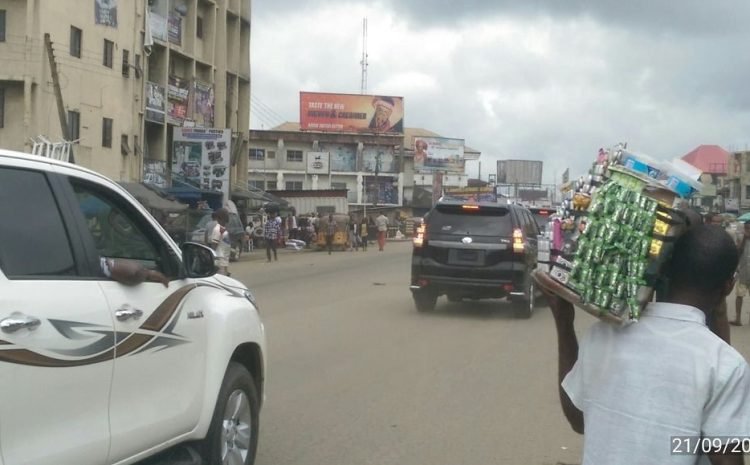 Along Asa road by jubilee junction ftf Aba main park6