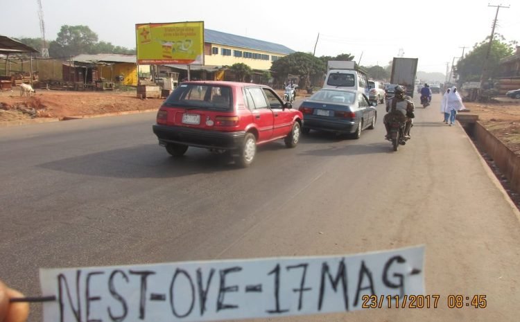 Along Lagos Road before Bida Market FTF Market 3