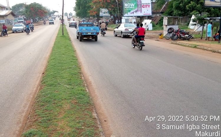 Along Modern Market road by CFAO Depot FTF Makurdi Town 3
