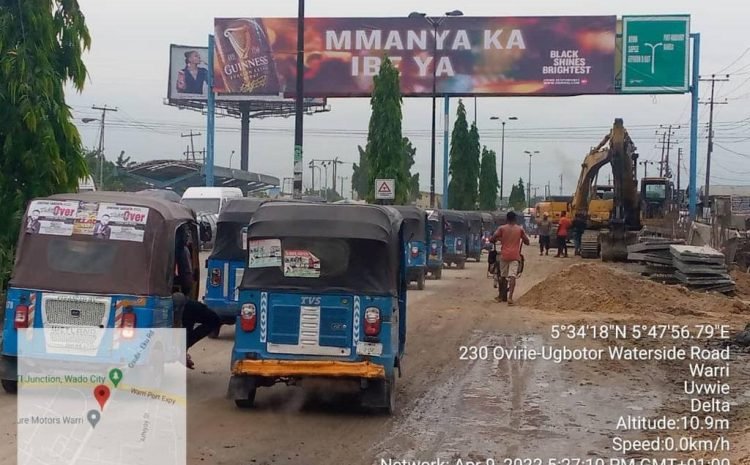 Along PTI Road by PTI fence FTF Effurun MktJakpa Junction (1)