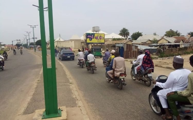 Along University road after Main Gate FTT Tudun Wada 3