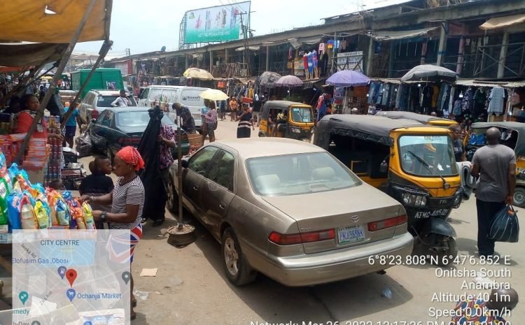 along Iweka rd by Ochanja market, Onitsha FTT Upper Iw16