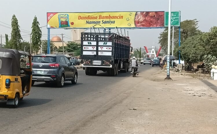 Along Kachia road by Railway station market FTF Command and Sabo