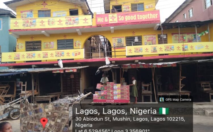 AbiodunStreet, Mushin, Lagos.
