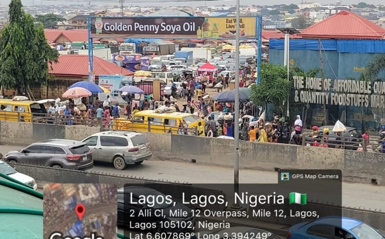 Along Ikorodu road by Mile 12 International Market FTF Entry