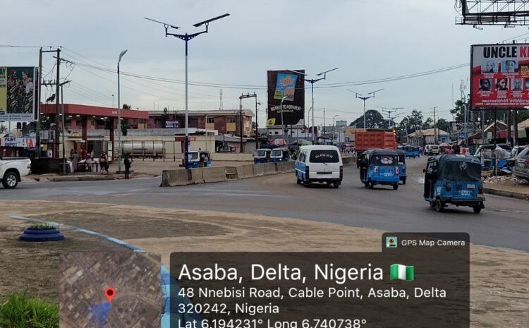 Along Nnebisi road, Cable point Asaba (2)