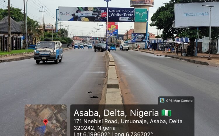 Along Nnebisi road, Umuonaje, Asaba (1)