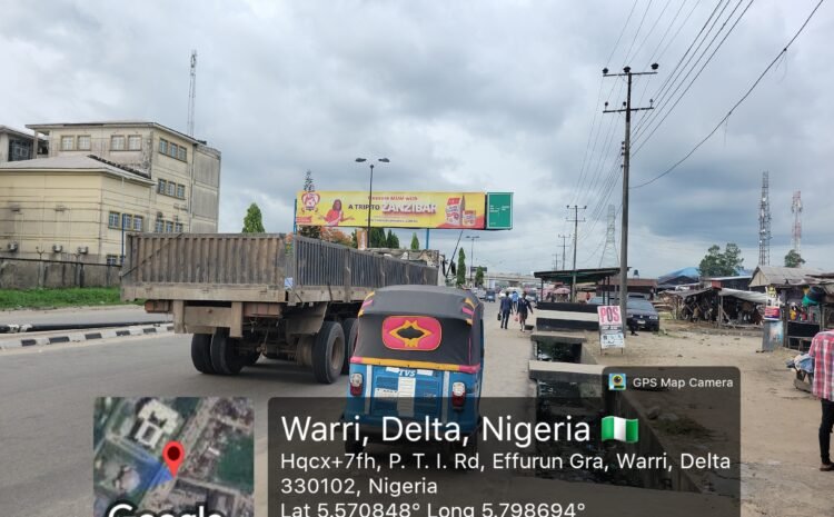 Along PTI road by PTI Fence Effurun Market Jakpa Junction (2)